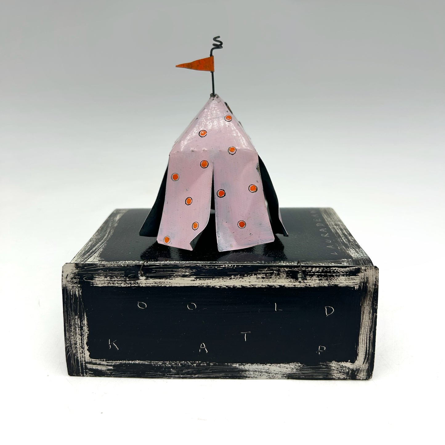 Laura Dean ~ Circus Tent, 5 1/2" x 5" x 4"