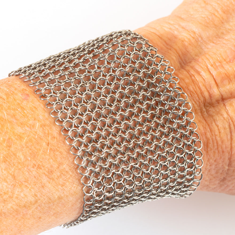 LeeAnn Herreid ~ Chainmail Bracelet with Snaps