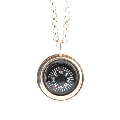 LeeAnn Herreid ~ Small Compass Necklace