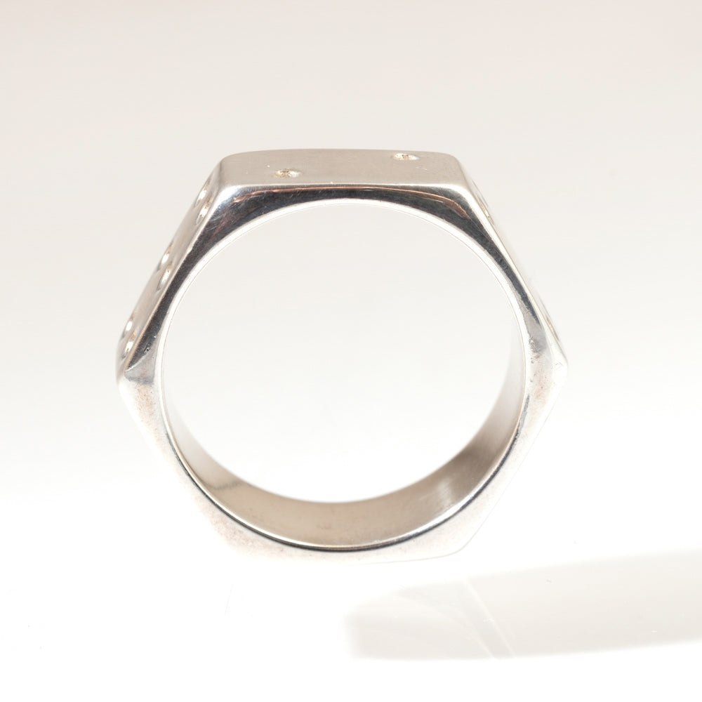 LeeAnn Herreid ~ Sterling Nut Dice Ring