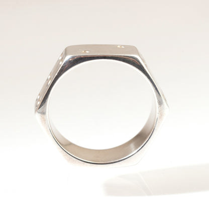LeeAnn Herreid ~ Sterling Nut Dice Ring