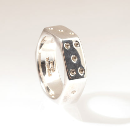 LeeAnn Herreid ~ Sterling Nut Dice Ring
