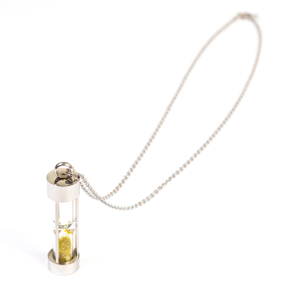 LeeAnn Herreid ~ Industrial Diamond Dust Hourglass Necklace