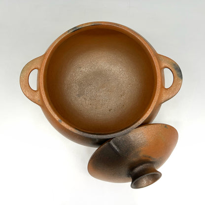 Lorenzo Mendez ~ 4 1/4 Quart Mica Bean Pot, 8" x 10 3/4" x 9"