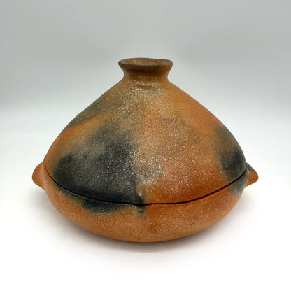 Lee Onstott - 2 1/2 Quart Mica Tagine Style Pot, 7 1/4" x 11 1/2" x 9"