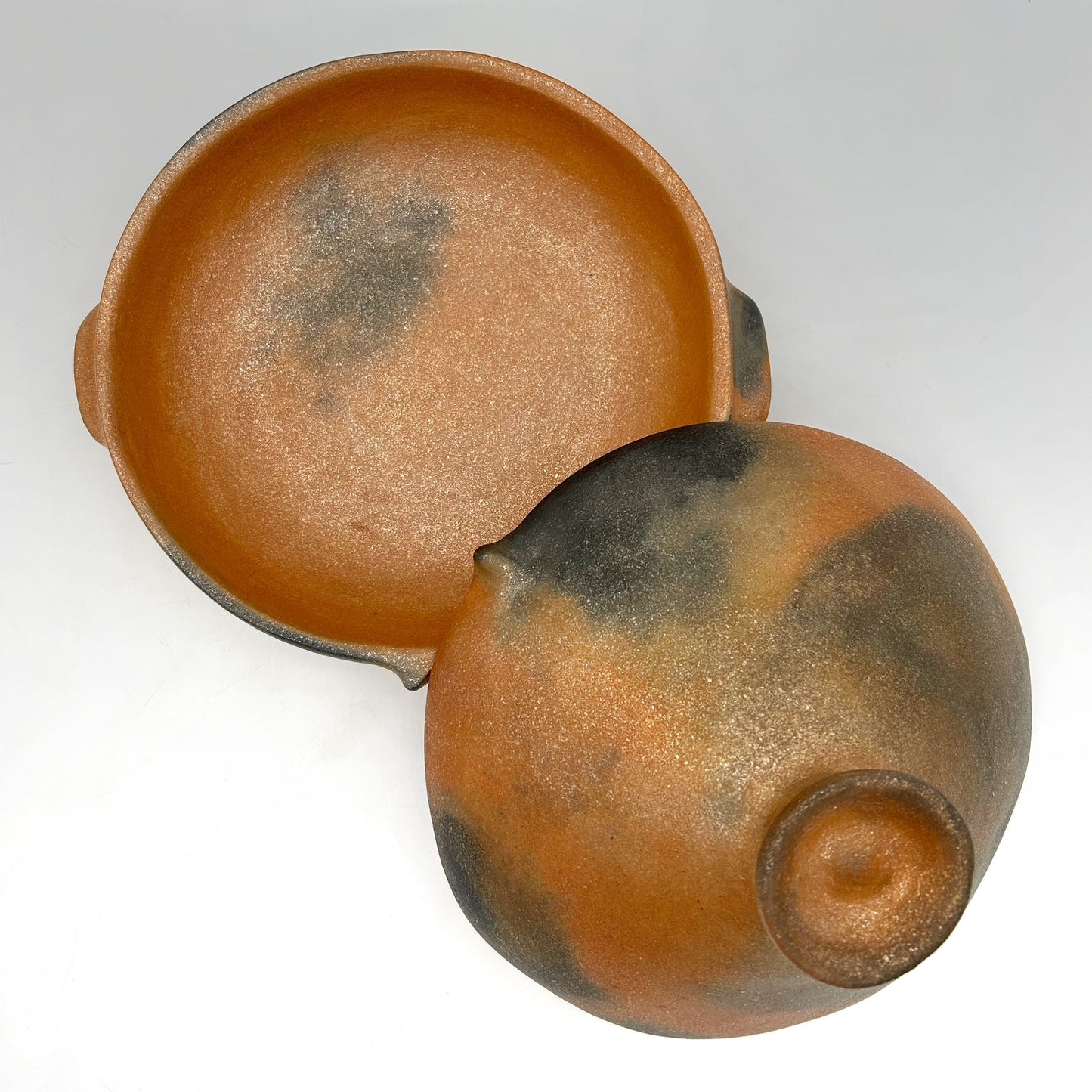Lee Onstott - 2 1/2 Quart Mica Tagine Style Pot, 7 1/4" x 11 1/2" x 9"