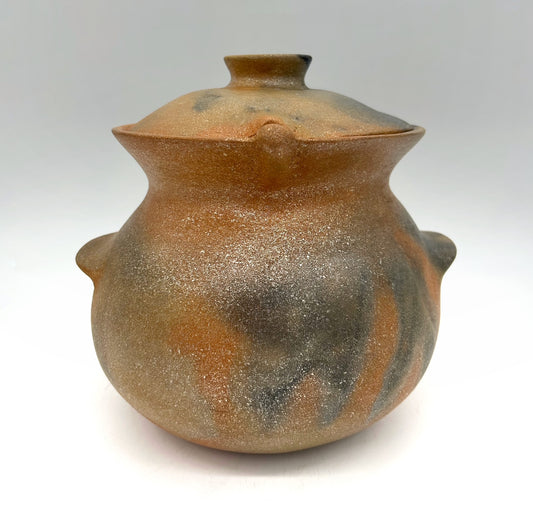 Lee Onstott - 3 3/4 Quart Mica Bean Pot, 9" x 9 1/2" x 8"