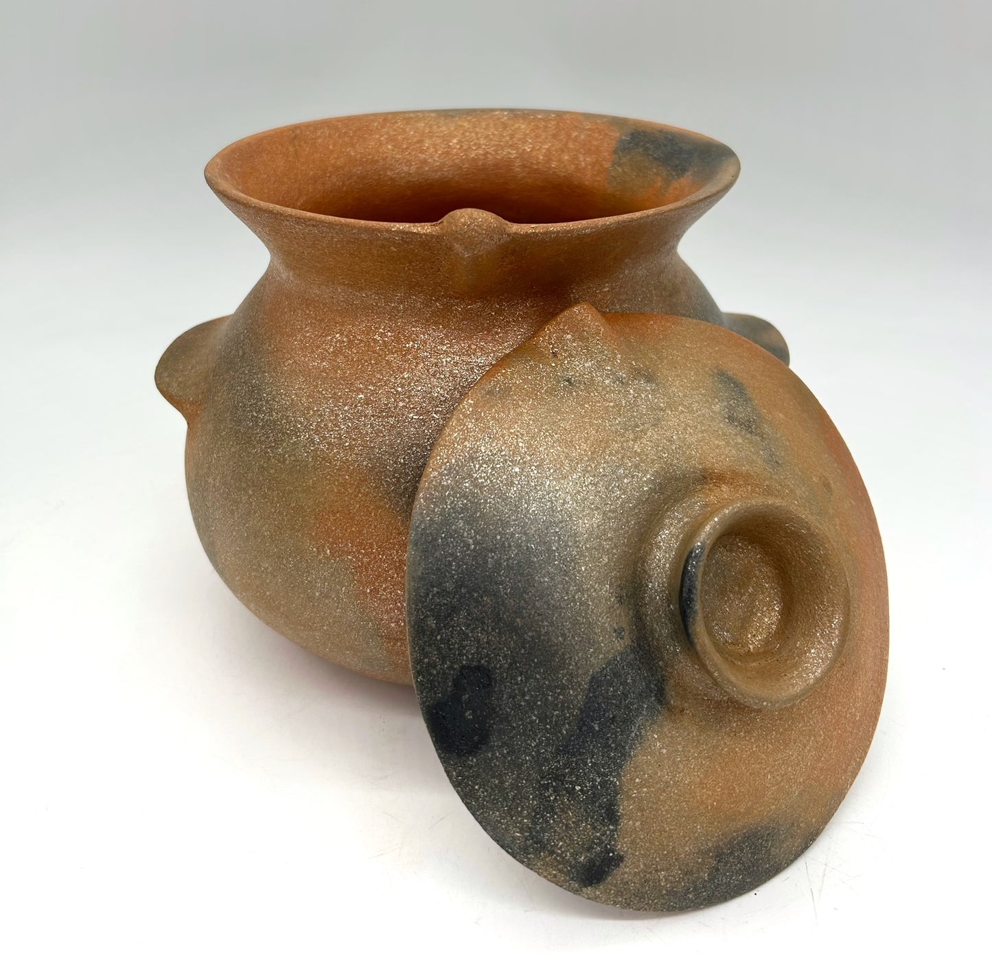 Lee Onstott - 3 3/4 Quart Mica Bean Pot, 9" x 9 1/2" x 8"
