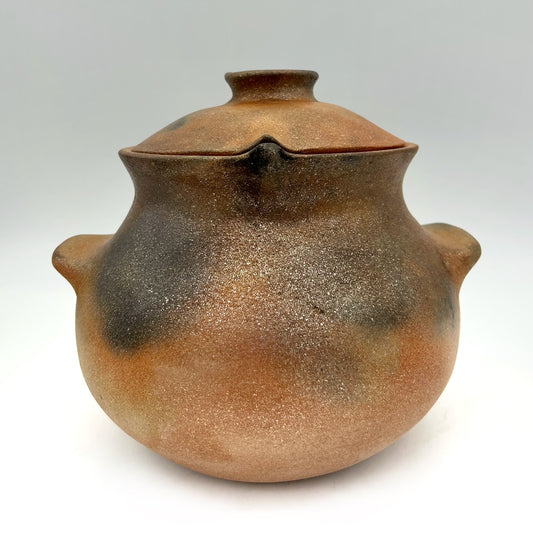 Lee Onstott - 4 1/4 Quart Mica Bean Pot, 8 3/4" x 9 1/2" x 8 1/2"