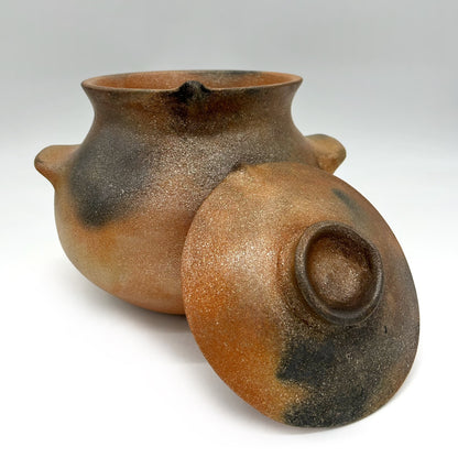 Lee Onstott - 4 1/4 Quart Mica Bean Pot, 8 3/4" x 9 1/2" x 8 1/2"