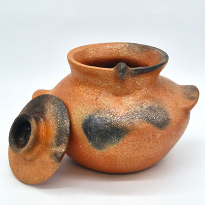 Lee Onstott - 1 3/4 Quart Mica Bean Pot, 6 1/2" x 8 3/4" x 7 3/4"