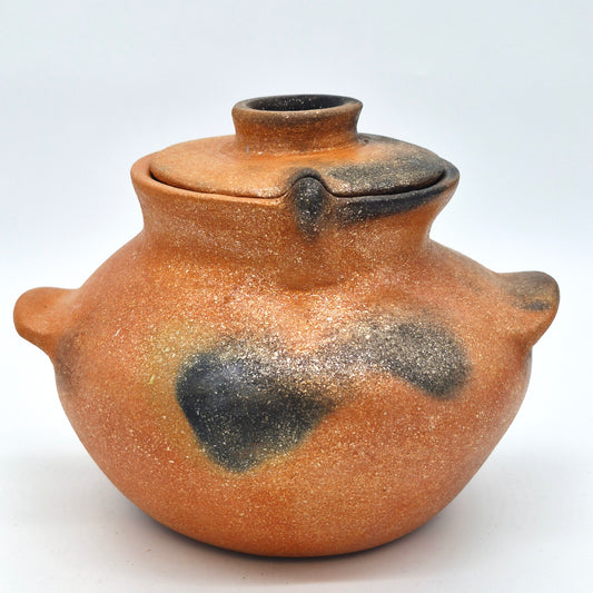 Lee Onstott - 1 3/4 Quart Mica Bean Pot, 6 1/2" x 8 3/4" x 7 3/4"