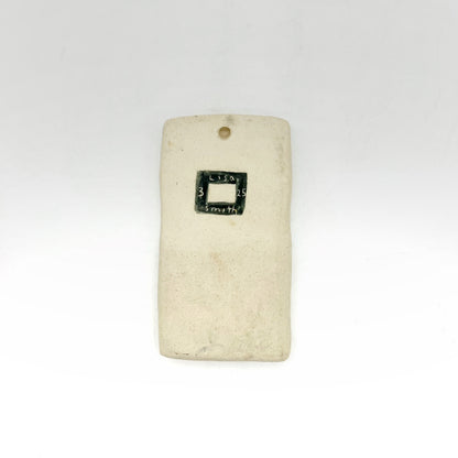 Lisa Smith ~ "Rain" Tile, large 5" x 2 1/2" x 1/2"