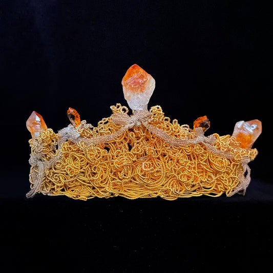 Mary Buck ~ Vera Wang Crown, 3 1/2" x 8 1/2" x 7"
