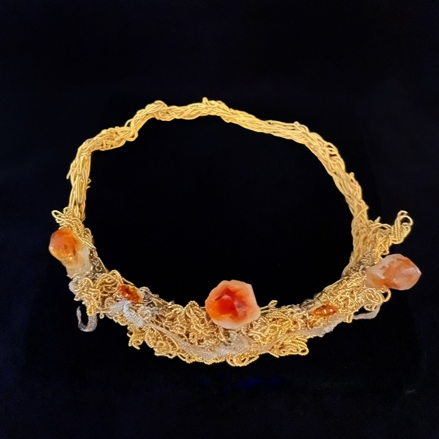 Mary Buck ~ Vera Wang Crown, 3 1/2" x 8 1/2" x 7"