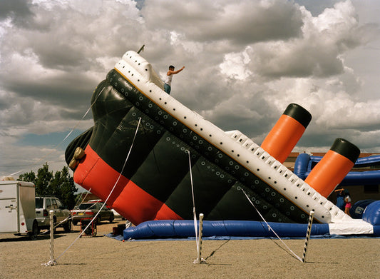 Margaret Moore ~ "Sinking Ship" Santa Fe County Fair NM, 24 1/4" x 29"