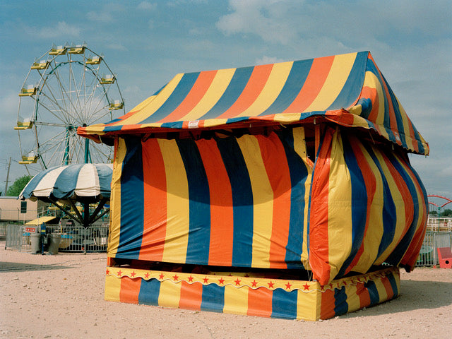 Margaret Moore ~ "Portales Tent" Roosevelt County Fair, NM  24 1/4" x 29"