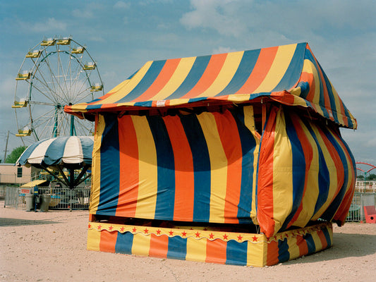 Margaret Moore ~ "Portales Tent" Roosevelt County Fair, NM  24 1/4" x 29"
