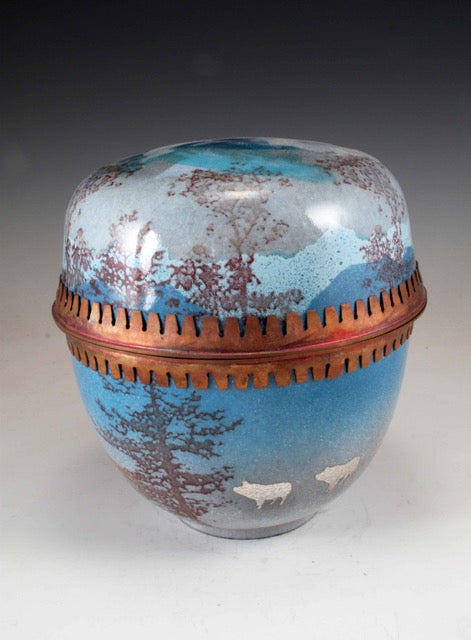Harlan W. Butt ~ Odyssey #6 Aeaea, 6" x 5 1/2" x 5 1/2"