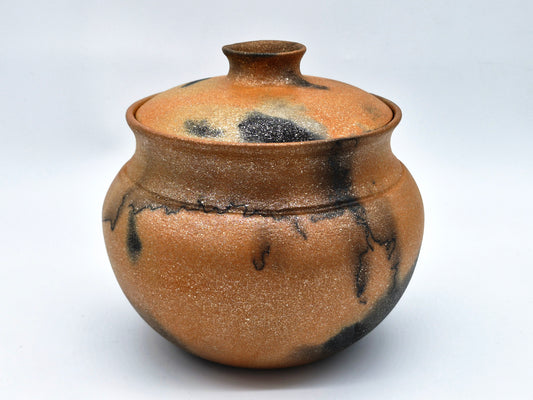 Rhonda Avidon ~ 4 1/4 Quart Mica Bean Pot, 9" x 9" x 8 1/4"