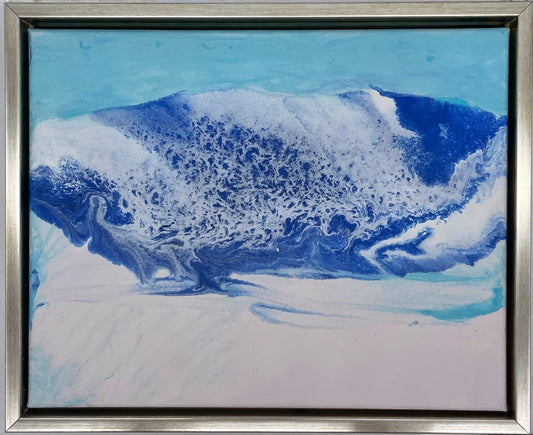Robin Butt ~ Snow Bank Crystal Mornings, 9" x 10" x 1/2"