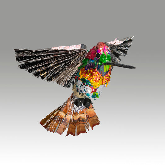 Rick Phelps ~ Hummingbird, 6" x 5 1/2" x 4"
