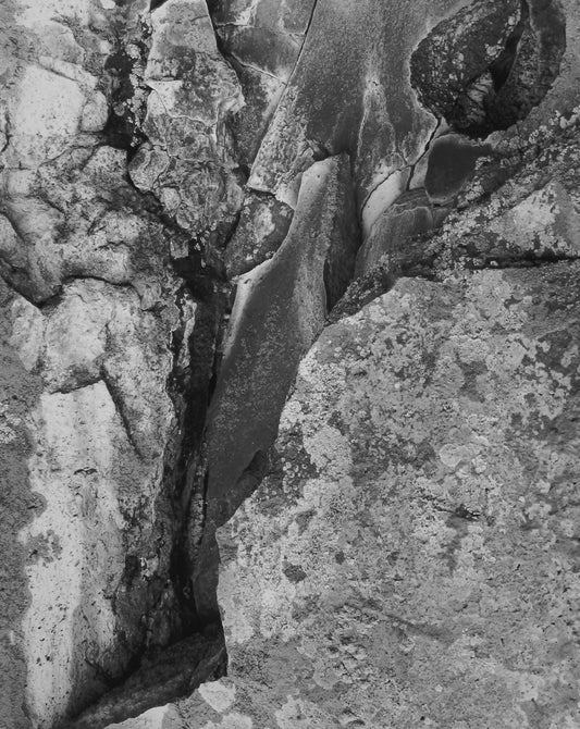 Walter W. Nelson ~ Rock Abstraction, Pedernal Mountain, NM, 28" x 24"