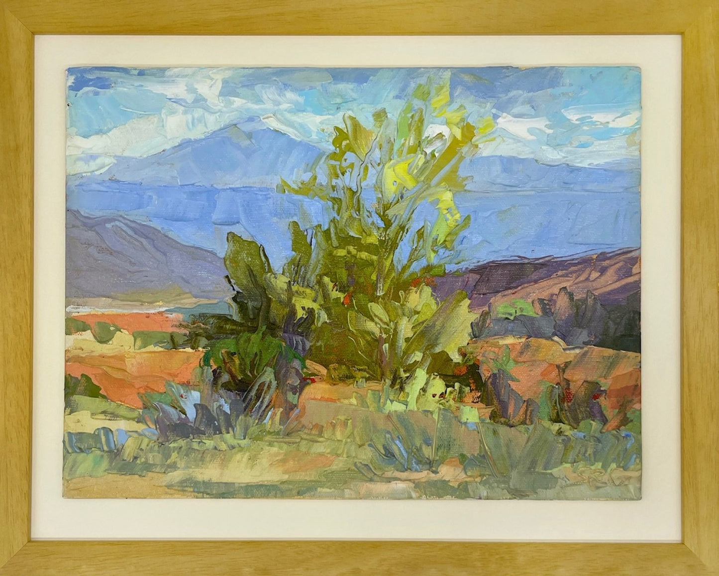Sarah Grenzeback ~ Cottonwood, 12" x 15" x 3/4"