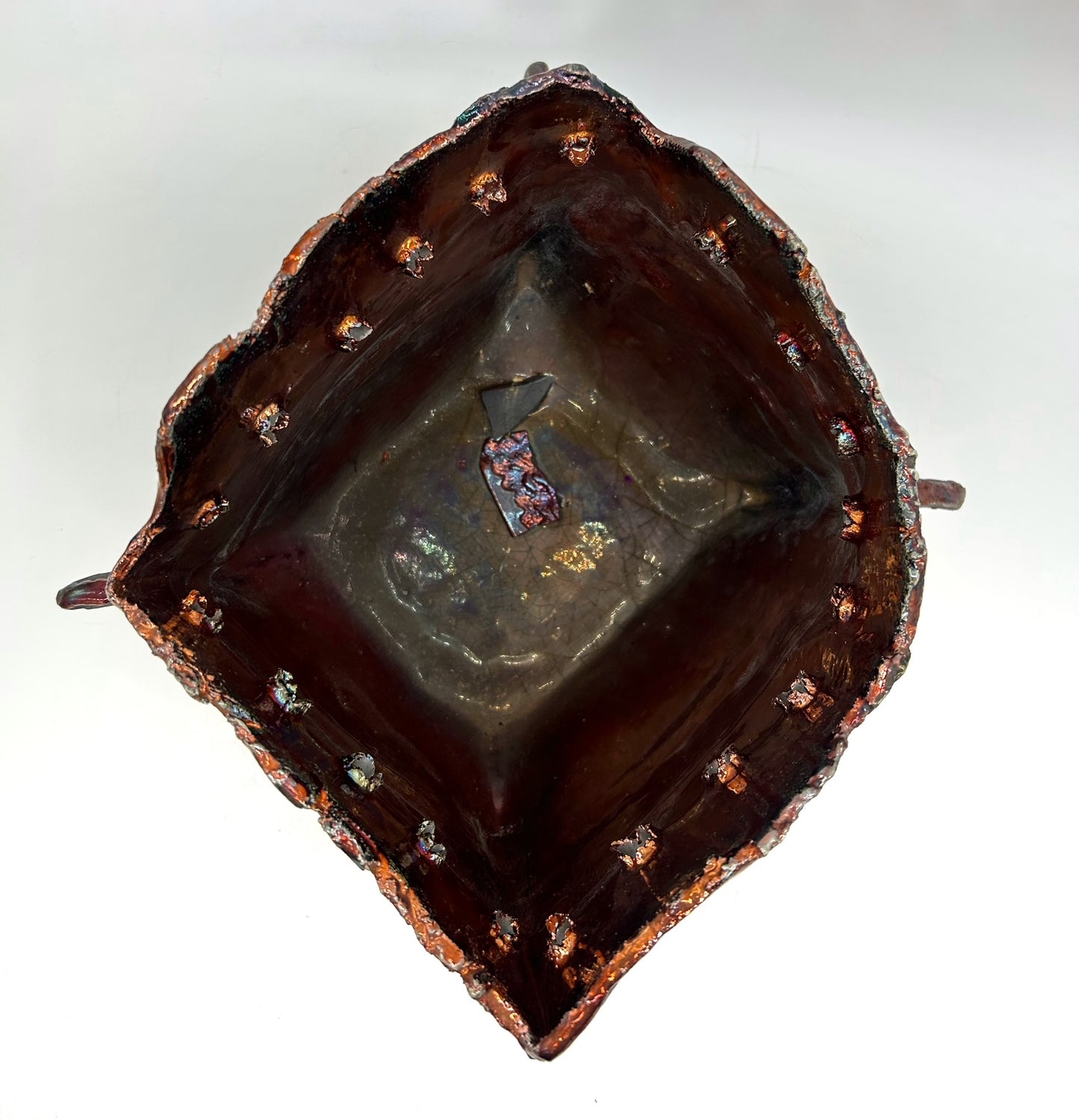 Suzanne Vilmain ~ "Copper Armor", 9 1/2" x 11" x 10"