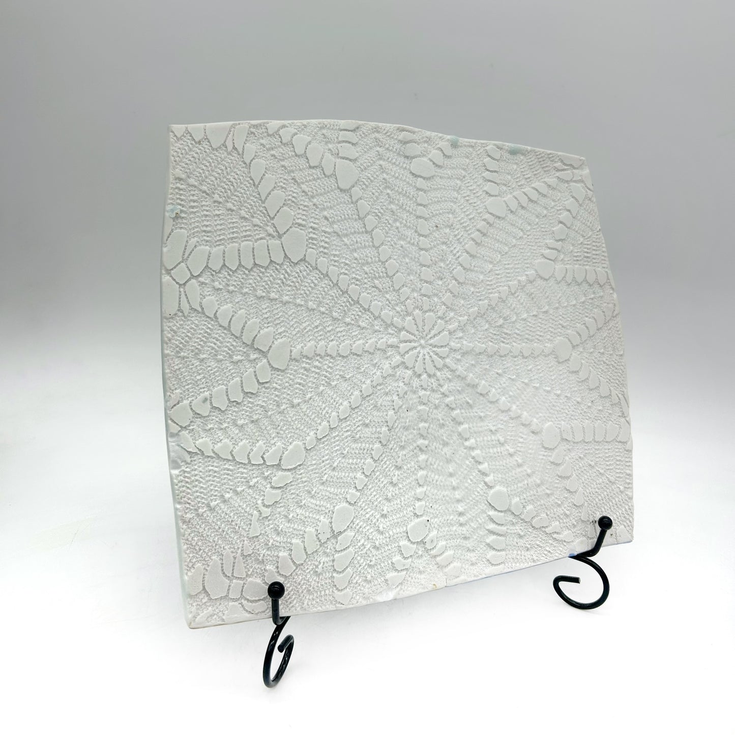 Suzanne Vilmain ~ "Porcelain Painting", 10" x 10 3/4" x 1/8"