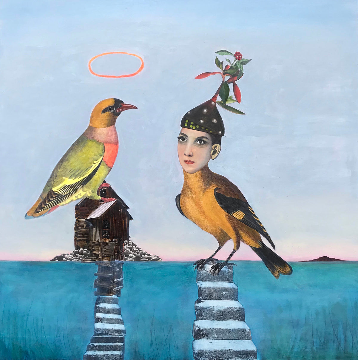 Suzanne Sbarge ~ Halo, 32" x 32"