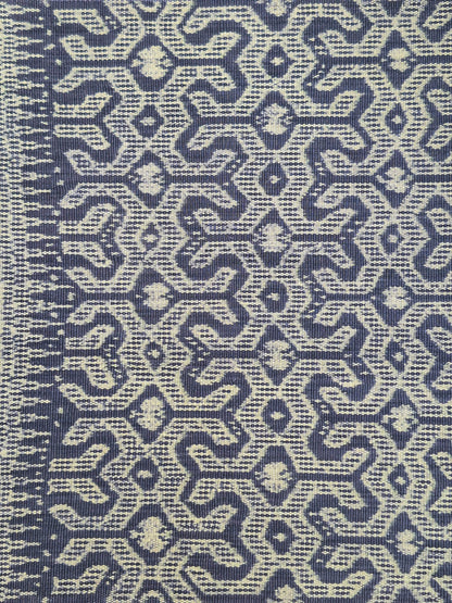 Threads of Life ~ Hand Woven Natural Dye Ikat 67" x 17 1/2"