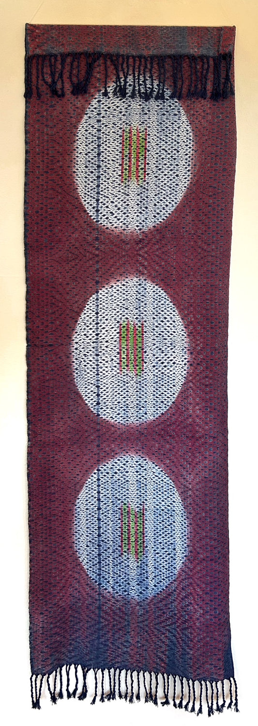 Speer / Daller ~ Three Circles Weaving, 18" x 64"