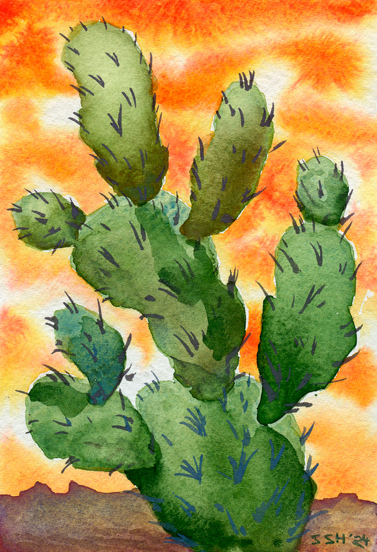 Sean Hudson ~ Wild Prickly Pear