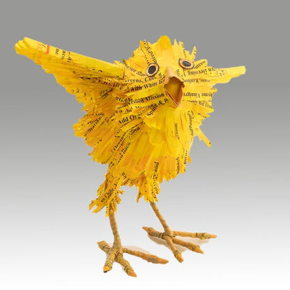 Rick Phelps ~ Yellow Spring Chick, 9" x 8" x 8"