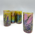 Tall Tumbler in Iridescent Wave