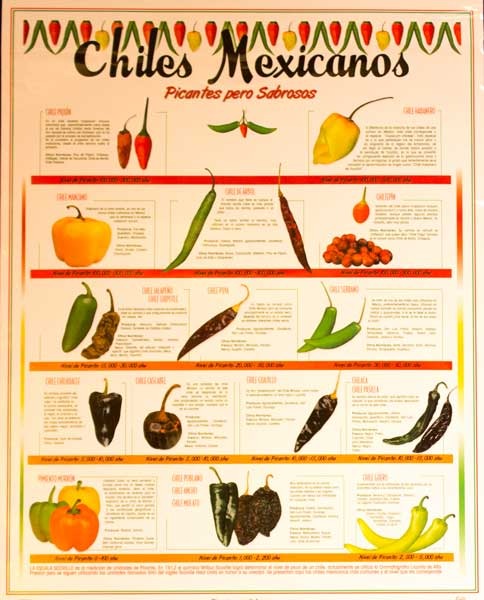 Calendar Chiles Mexicanos