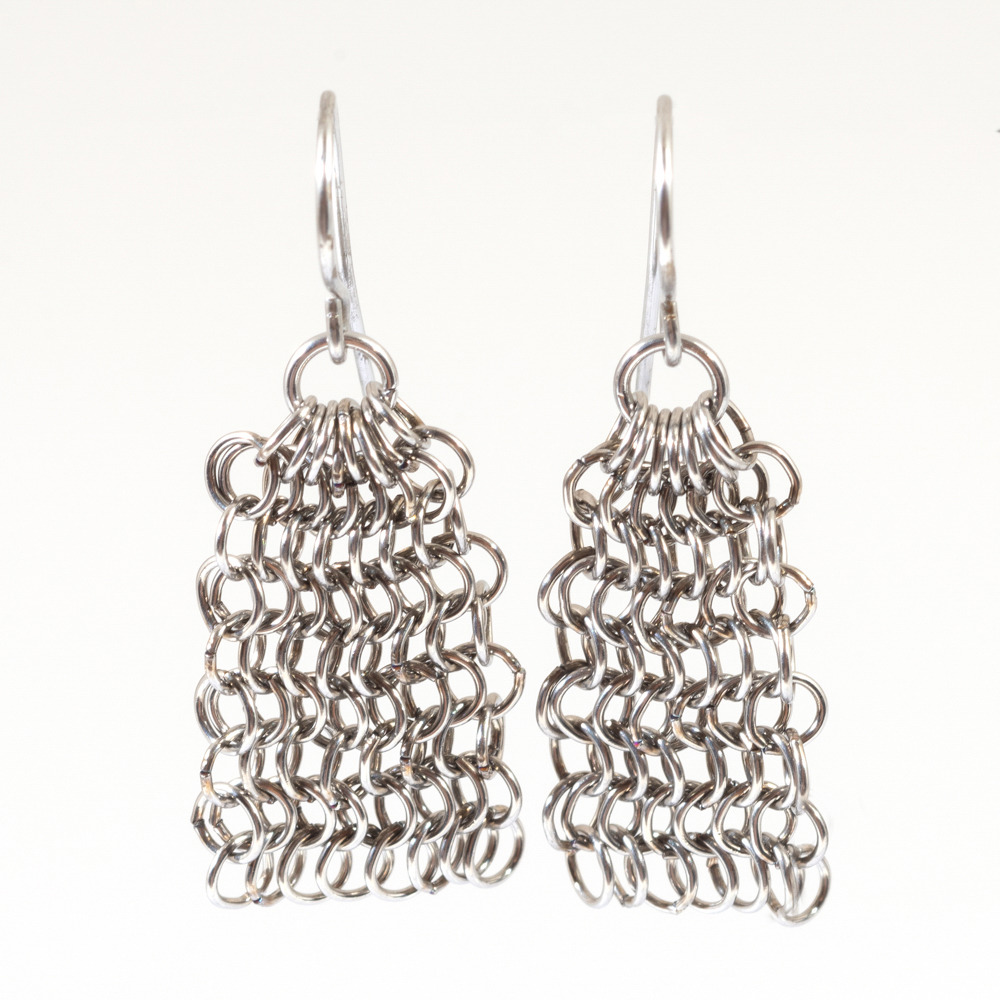 Chainmail Small Earrings