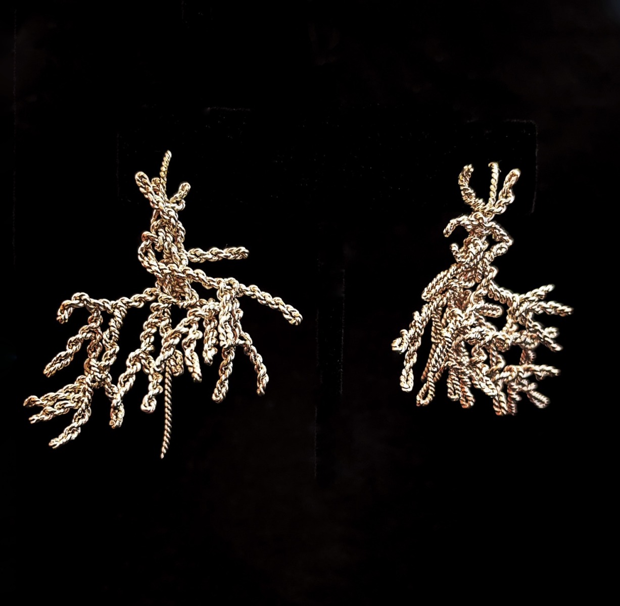 Coral Branch Earrings, large