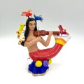 La Sirena~ Ceramic Mermaid with violin