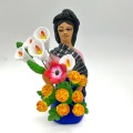 Mujer con Flores ~ Flower Girl Seated