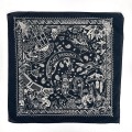 Bandana - Black with White