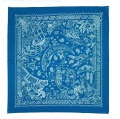 Bandana - Turquoise and White