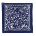 Bandana - Navy and Light Grey