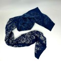 Hand Blocked Indigo Batik Scarf