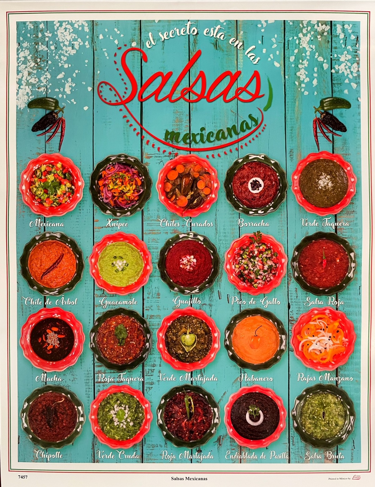 2025 Calendar Salsas Mexicanas