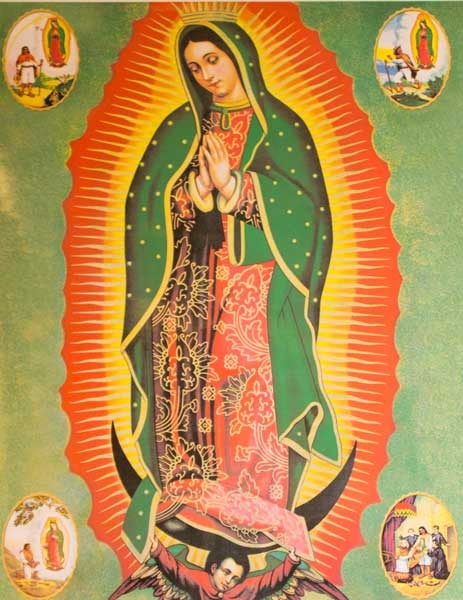 2025 Calendar Virgen de Guadalupe