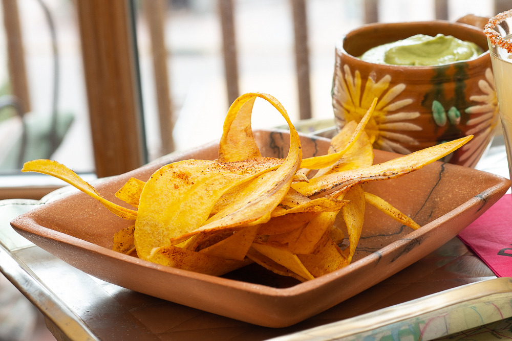 Crispy Plantain Chips and Dip