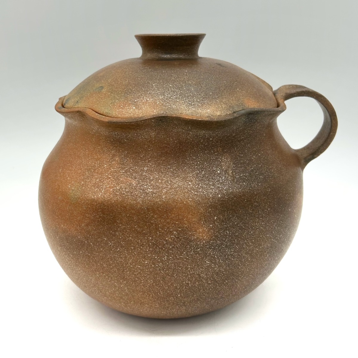 4 Quart Mica Bean pot with single handle