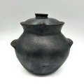 3 Quart Black Mica Bean pot